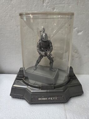 Star Wars Hasbro Titanium BOBA  FETT   Limited Series Due Cast Metal Silver